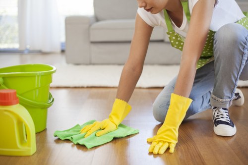 Charity partnership reuse and textile diversion for cleaning waste
